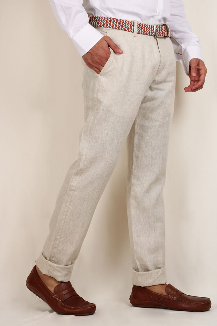 demanda Antídoto Dependiente Pantalones de Lino para Hombre | Rafael Cure