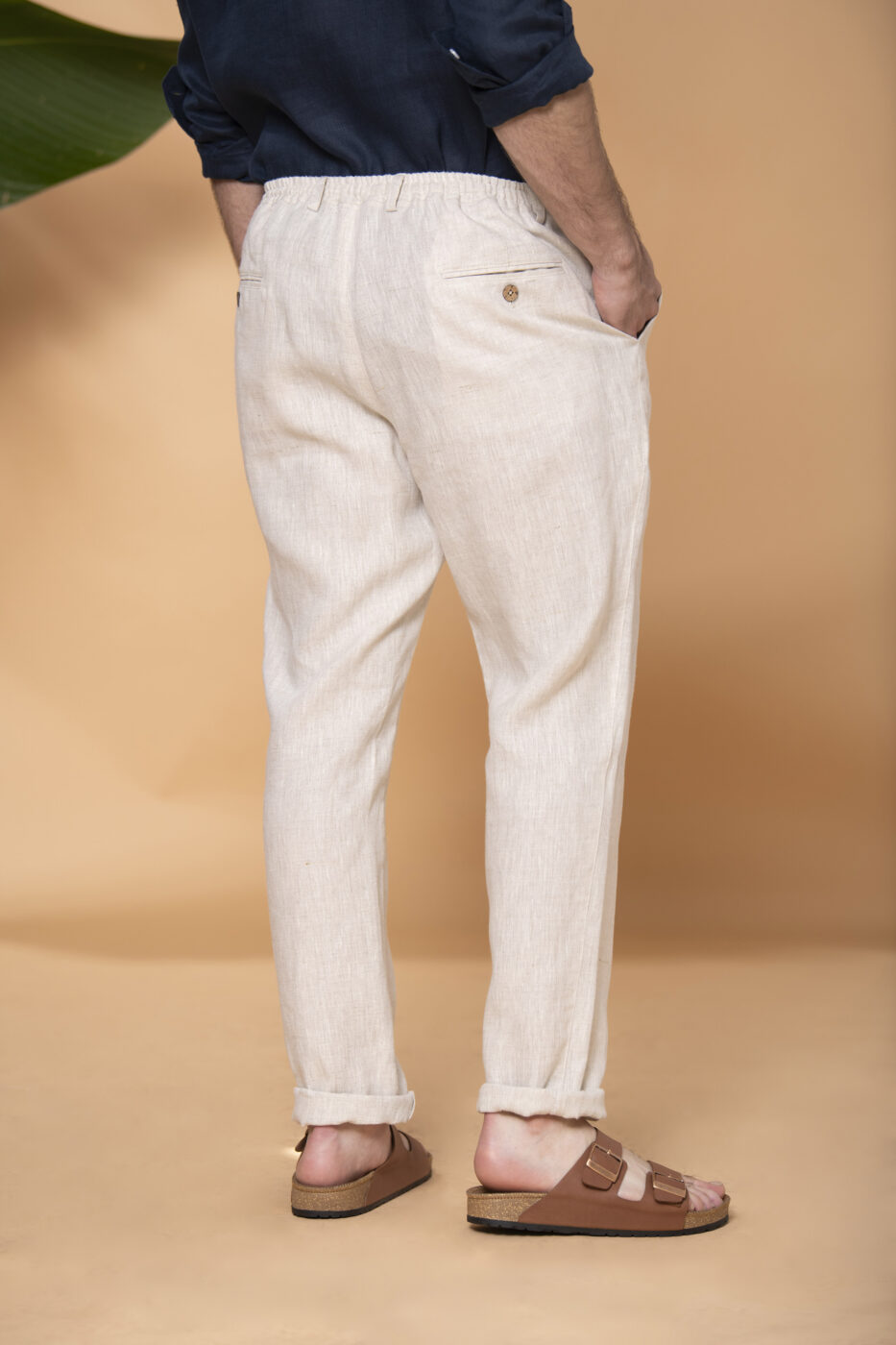 Pantalón Portofino Lino Arena - SKU 701250149