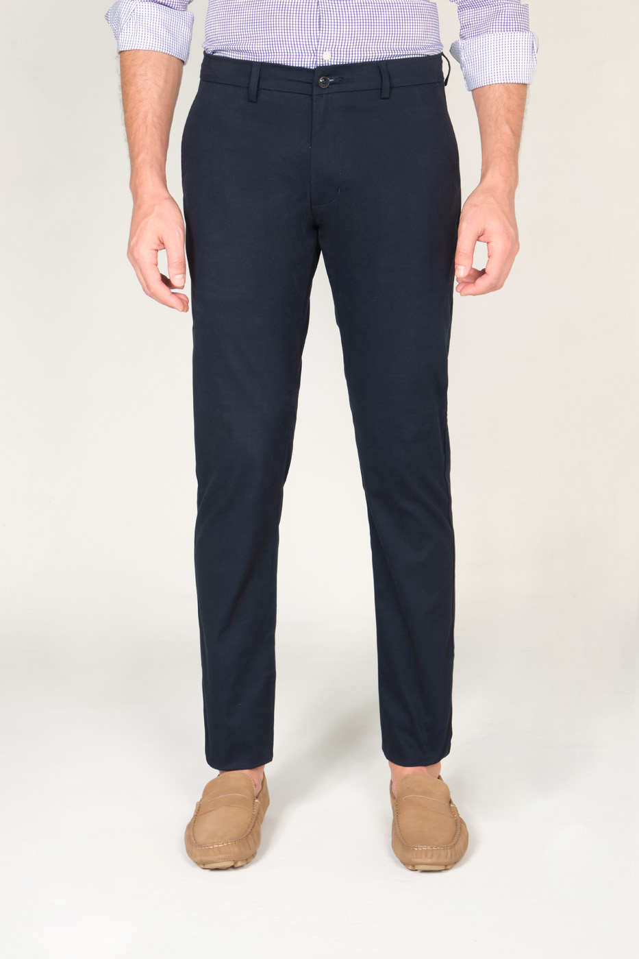 Pantalon Slim Fit Dril Azul Navy