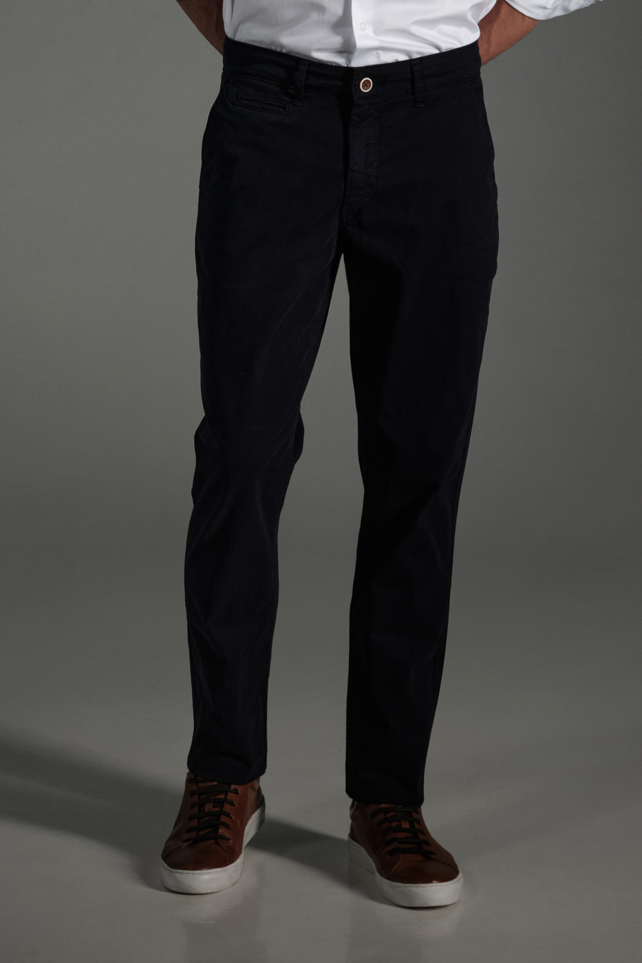 Pantalon Chino Classic Dril Azul Turqui