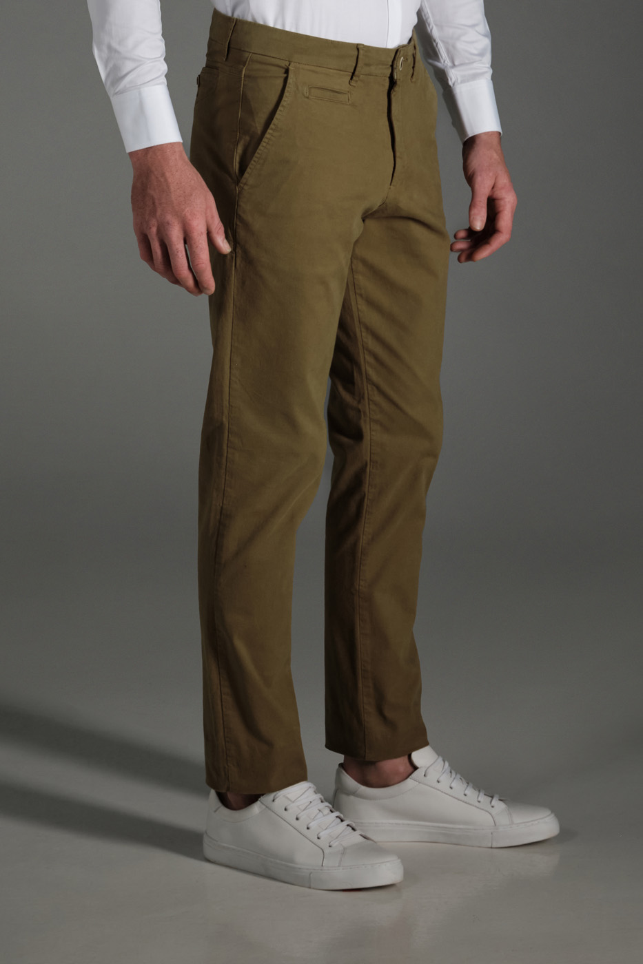 Pantalon Chino Slim Dril Caramelo