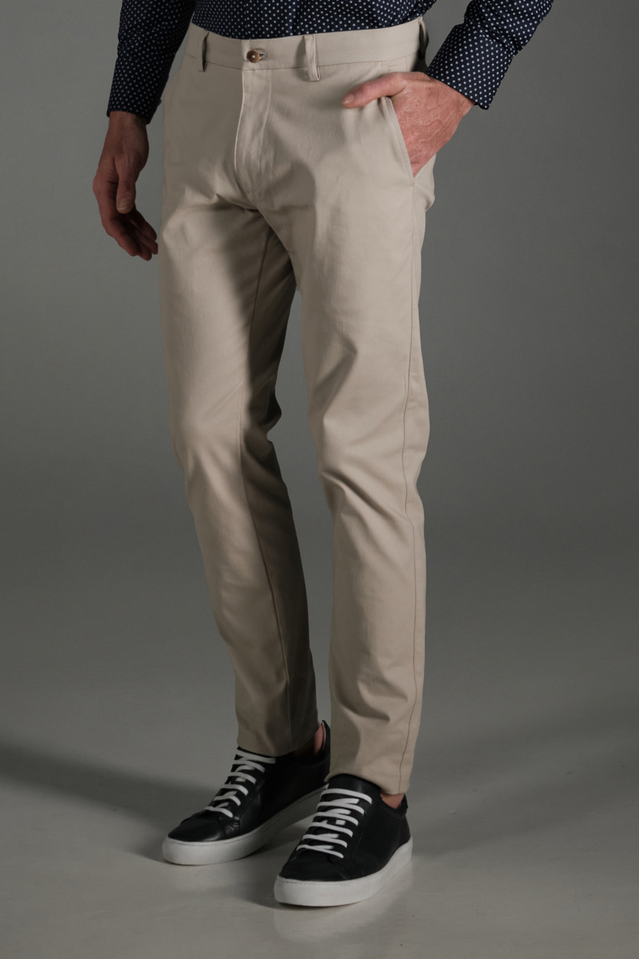 Pantalon Slim Dril Habano