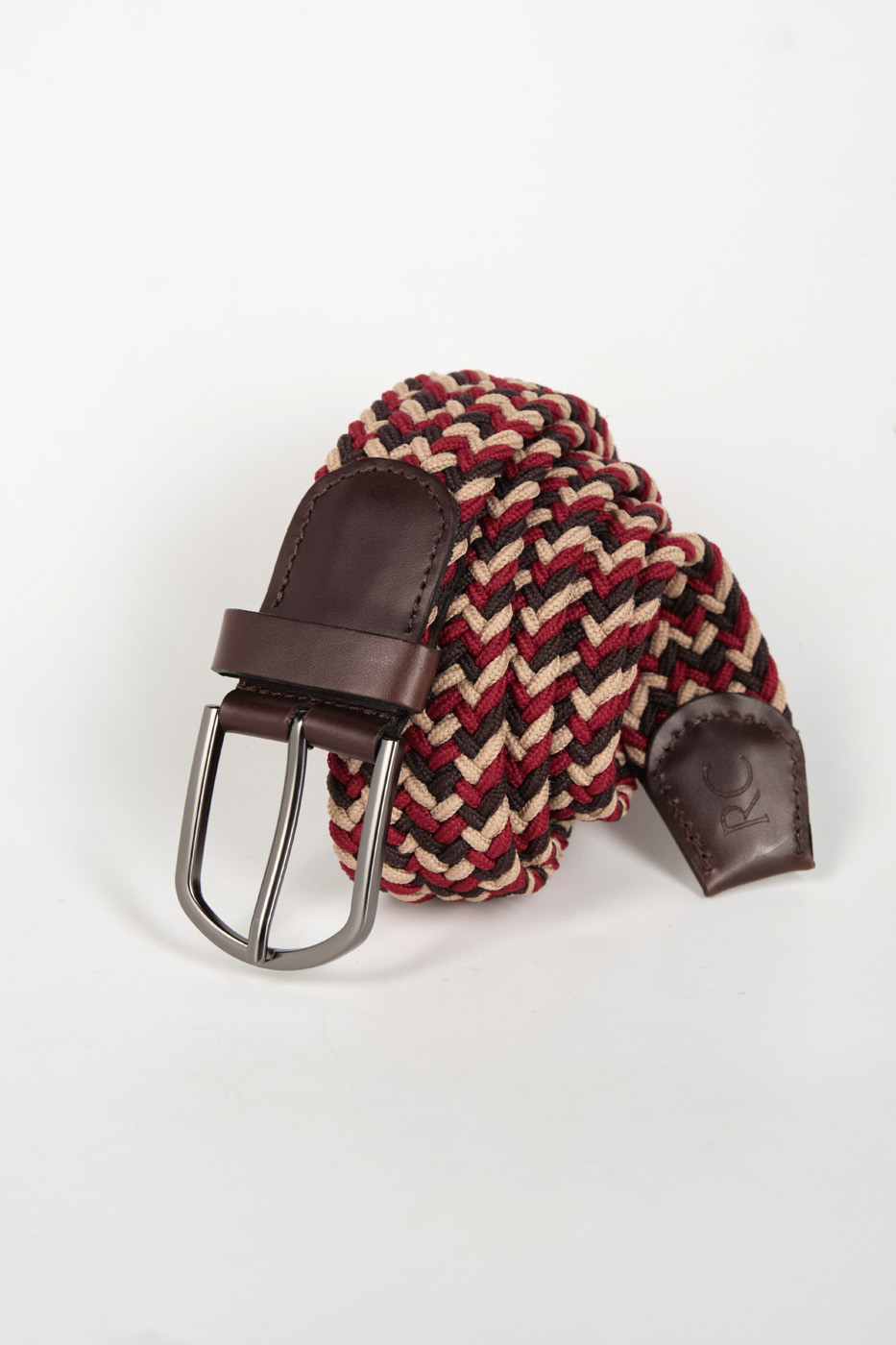 Correa Trenzada Carmesí