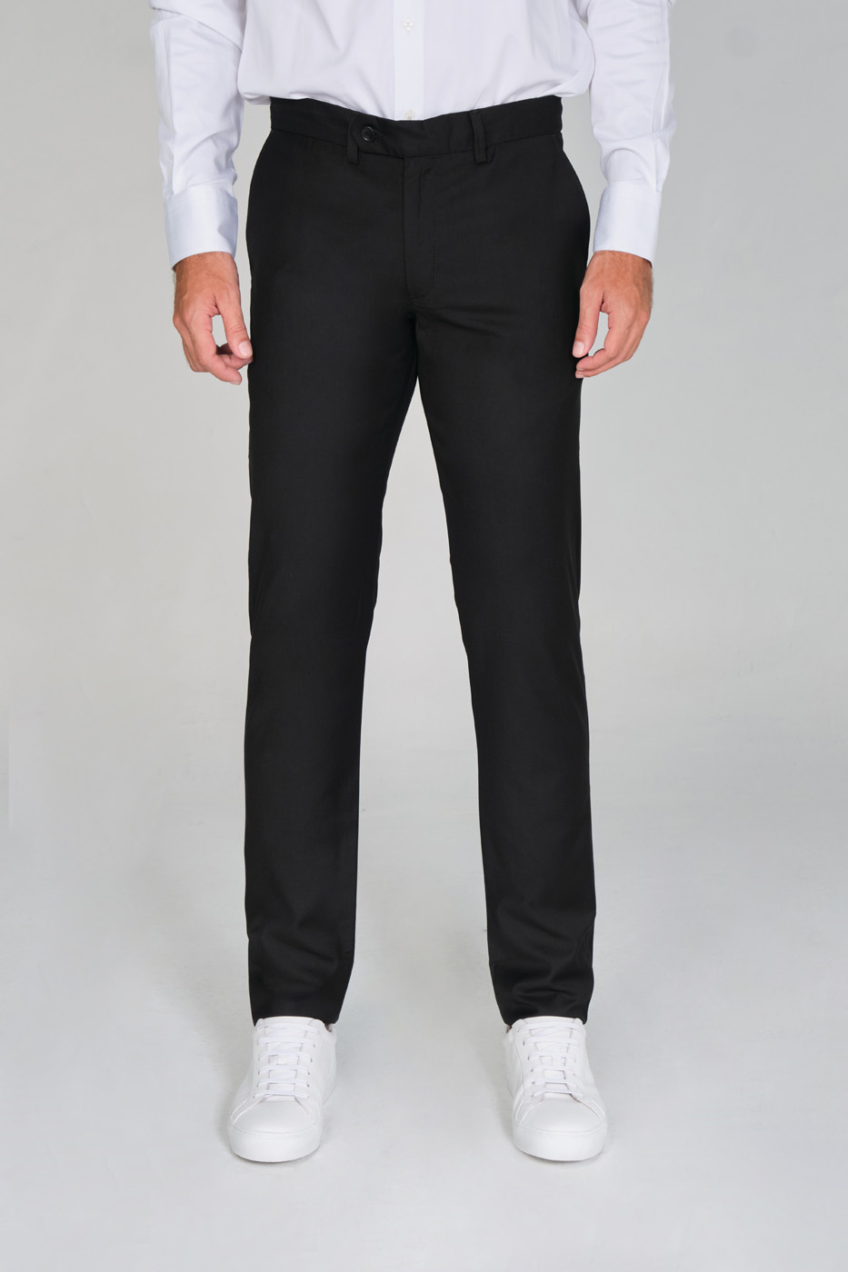 Pantalón Traje Slim Fit Paño Negro