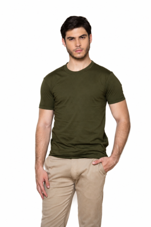 camiseta-100-algodon-pima-verde-militar