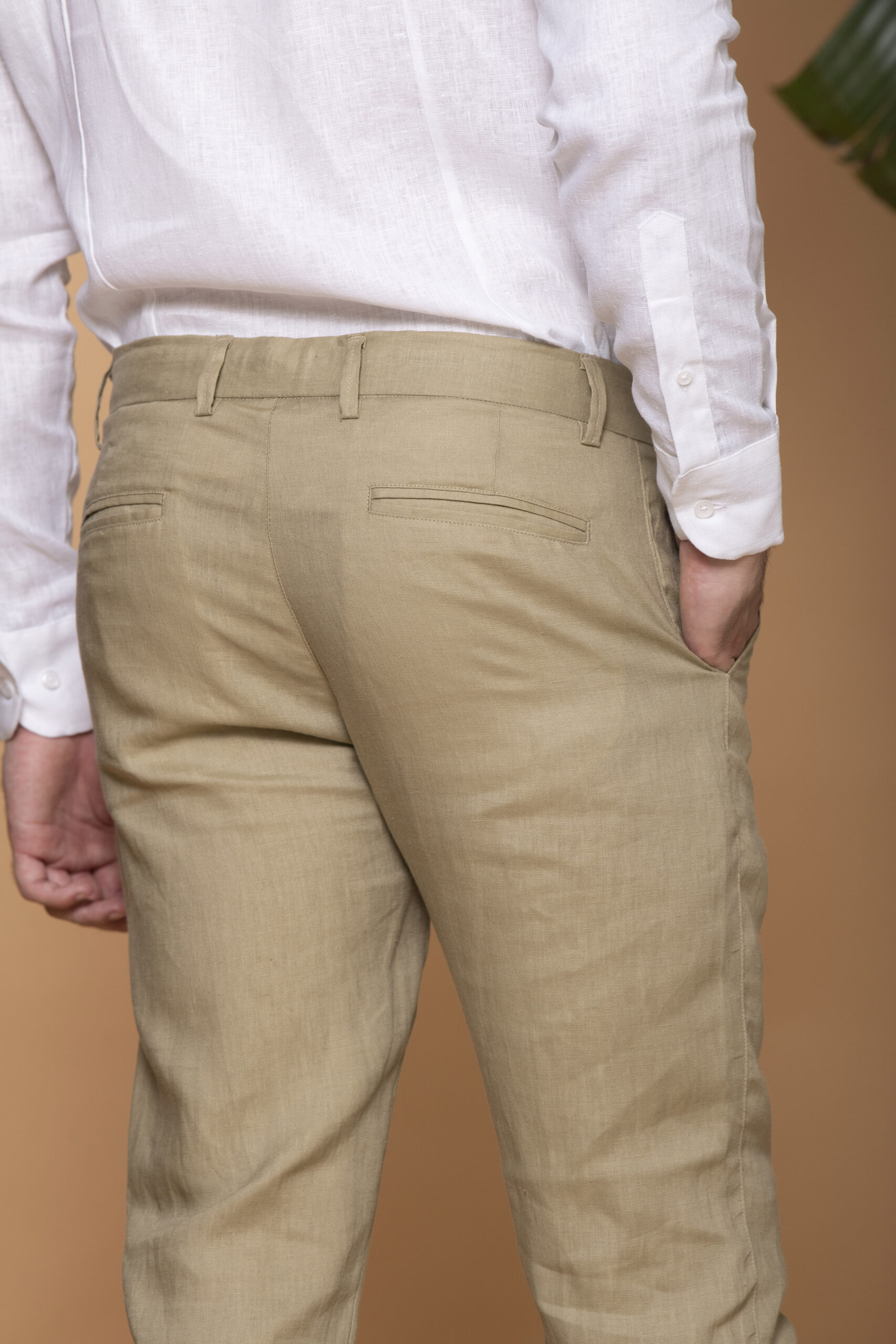 Traje Slim Fit 100% Lino Verde Aloe - Imagen 4