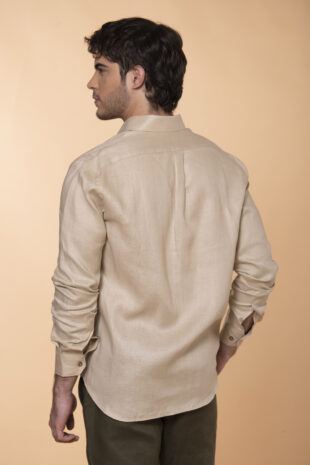 Camisa Sirocco Lino Beige