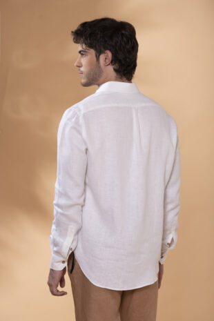 Camisa Sirocco Lino Blanco