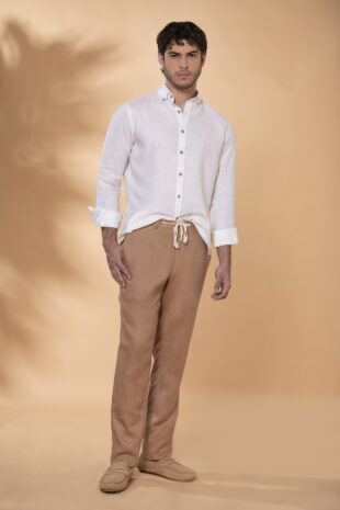Camisa Sirocco Lino Blanco
