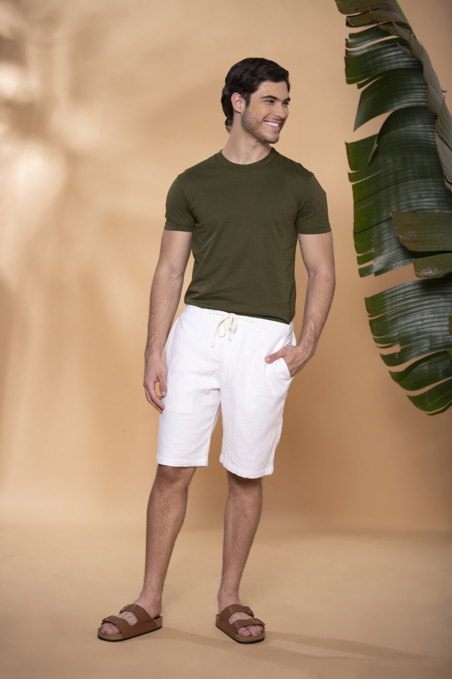 Bermuda Portofino Lino Marfil - SKU 702250133