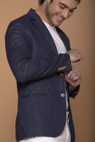 Blazer Vento Lino Azul Navy - SKU 70325012
