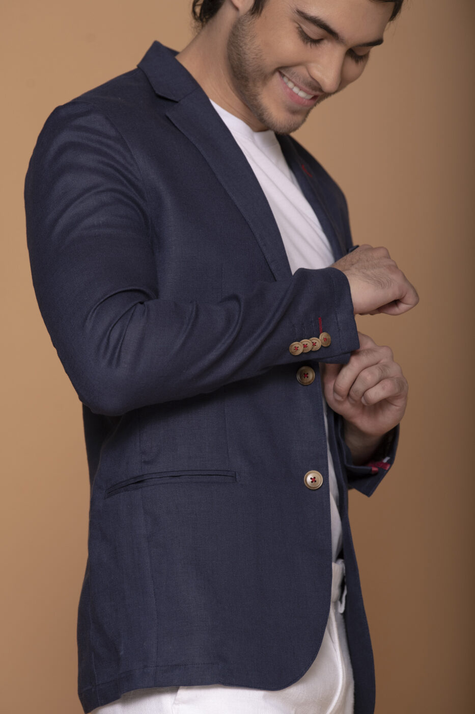 Blazer Vento Lino Azul Navy - SKU 70325012