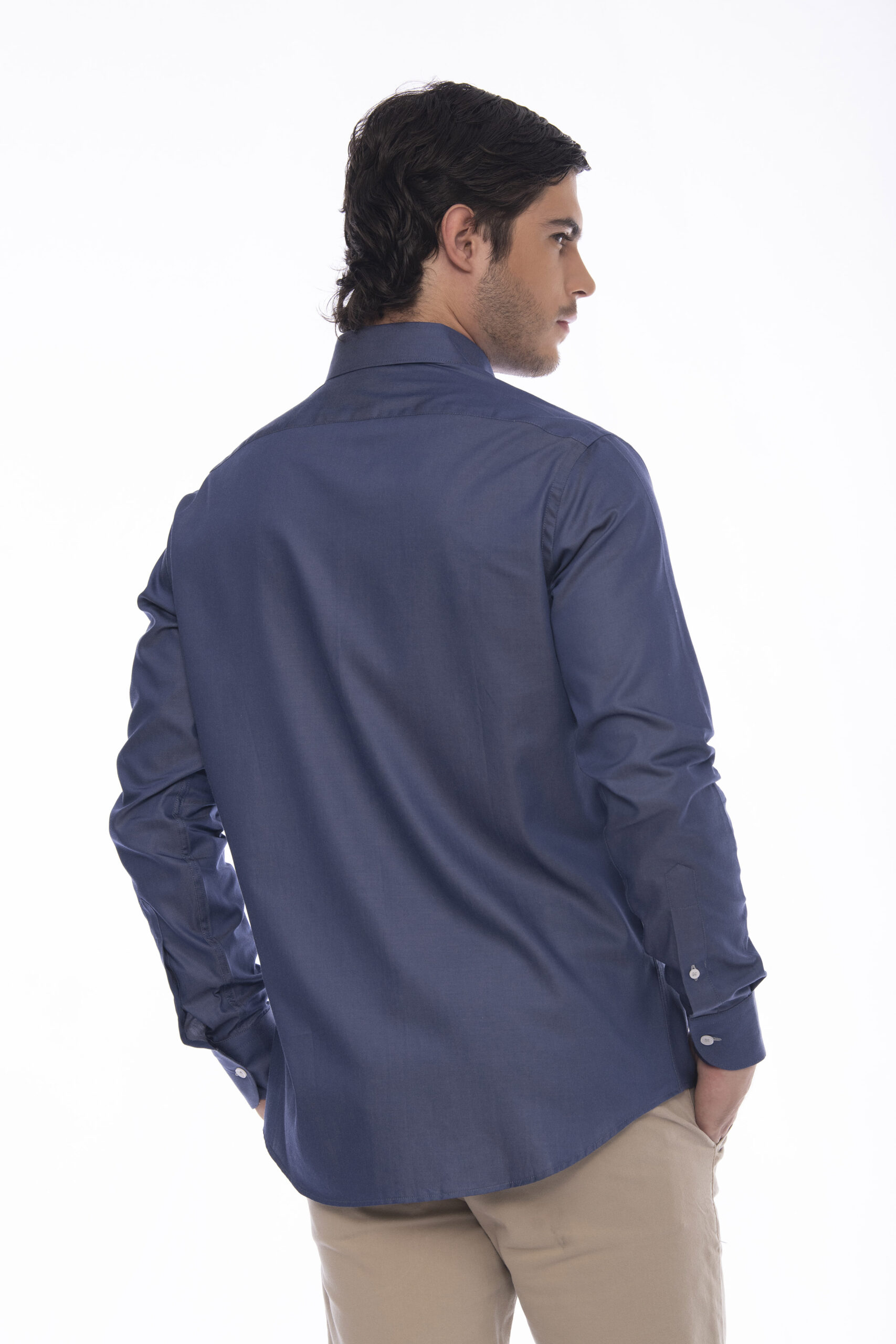 Camisa Algodón Azul Índigo - SKU 1052532024