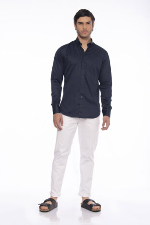 Camisa Algodón Azul Turquí - SKU 1052532023