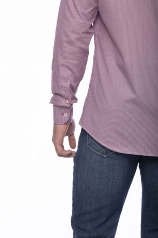 Camisa Algodón Morado Cuadros - SKU 1052540026