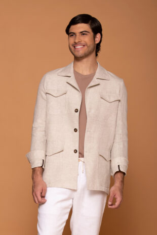 Chaqueta Safari Lino Arena - SKU 70425014