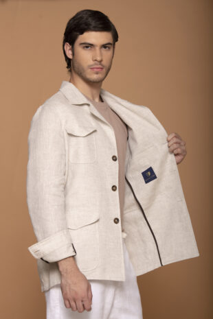 Chaqueta Safari Lino Arena - SKU 70425014