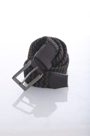 Correa Hilo Trenzado Negro & Café - SKU 109252116