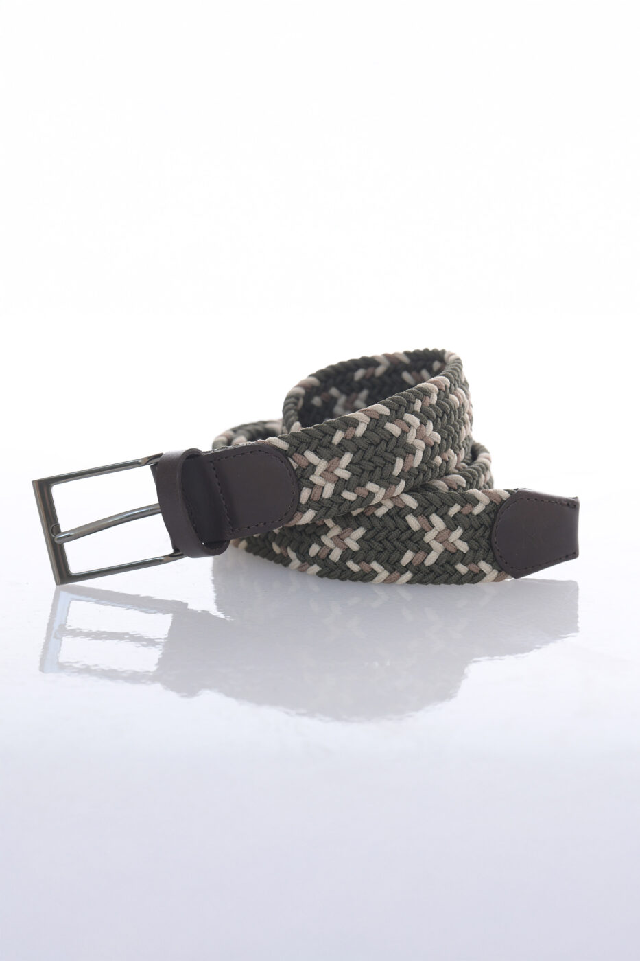 Correa Hilo Trenzado Verde Oliva - SKU 109252114