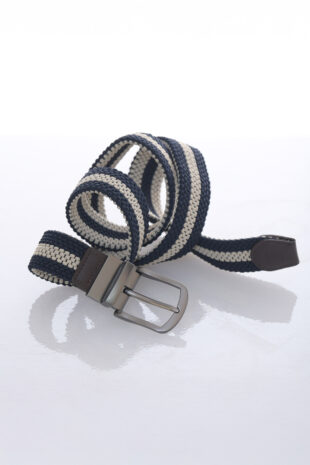 Correa Hilo Tubular Doble Faz Azul & Habano - SKU 109252615