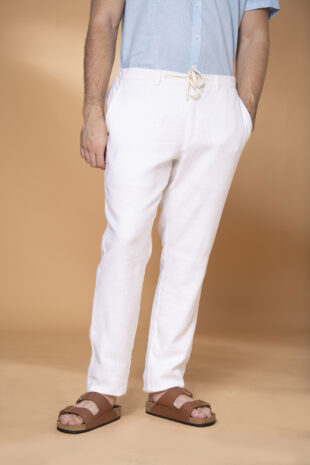 Pantalón Portofino Lino Marfil - SKU 701250133
