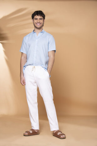 Pantalón Portofino Lino Marfil - SKU 701250133