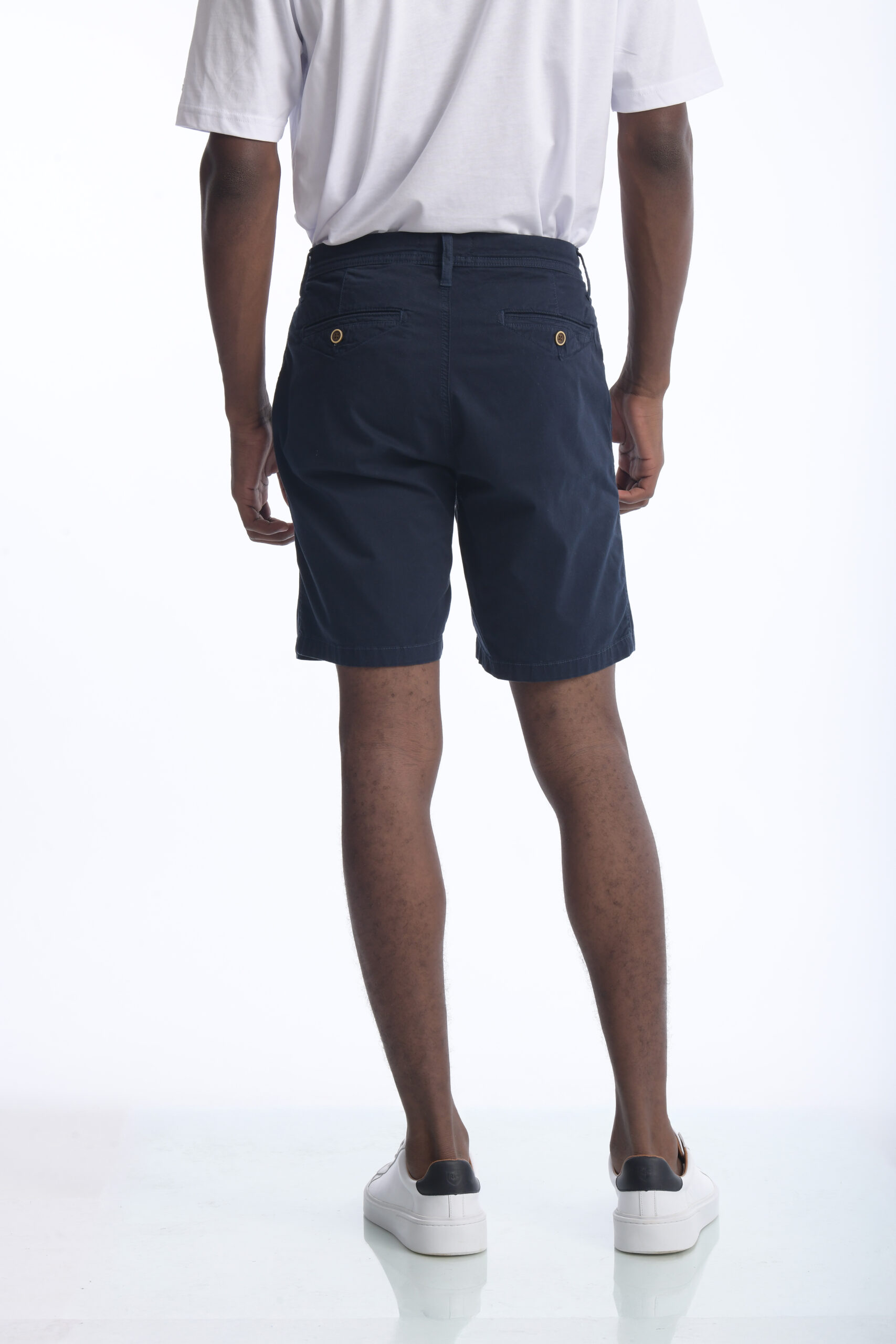 Bermuda Chino Dril Azul Marino - Imagen 3