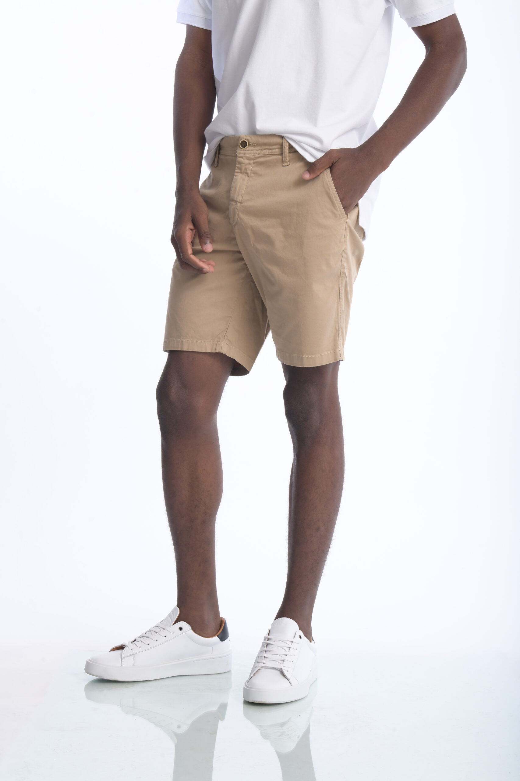 Bermuda Chino Dril Caqui - Imagen 5