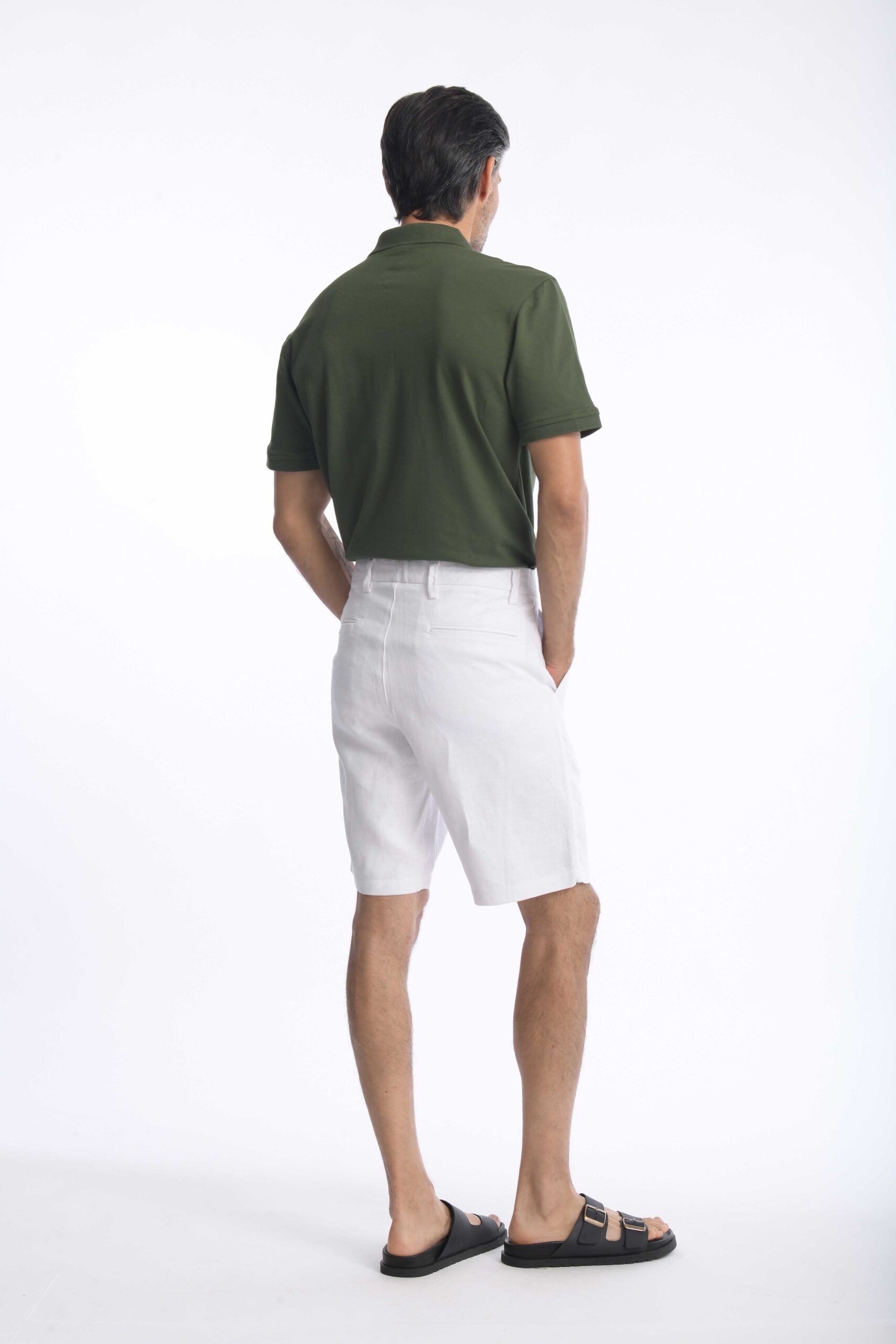 Bermuda Lino Blanco - Imagen 4