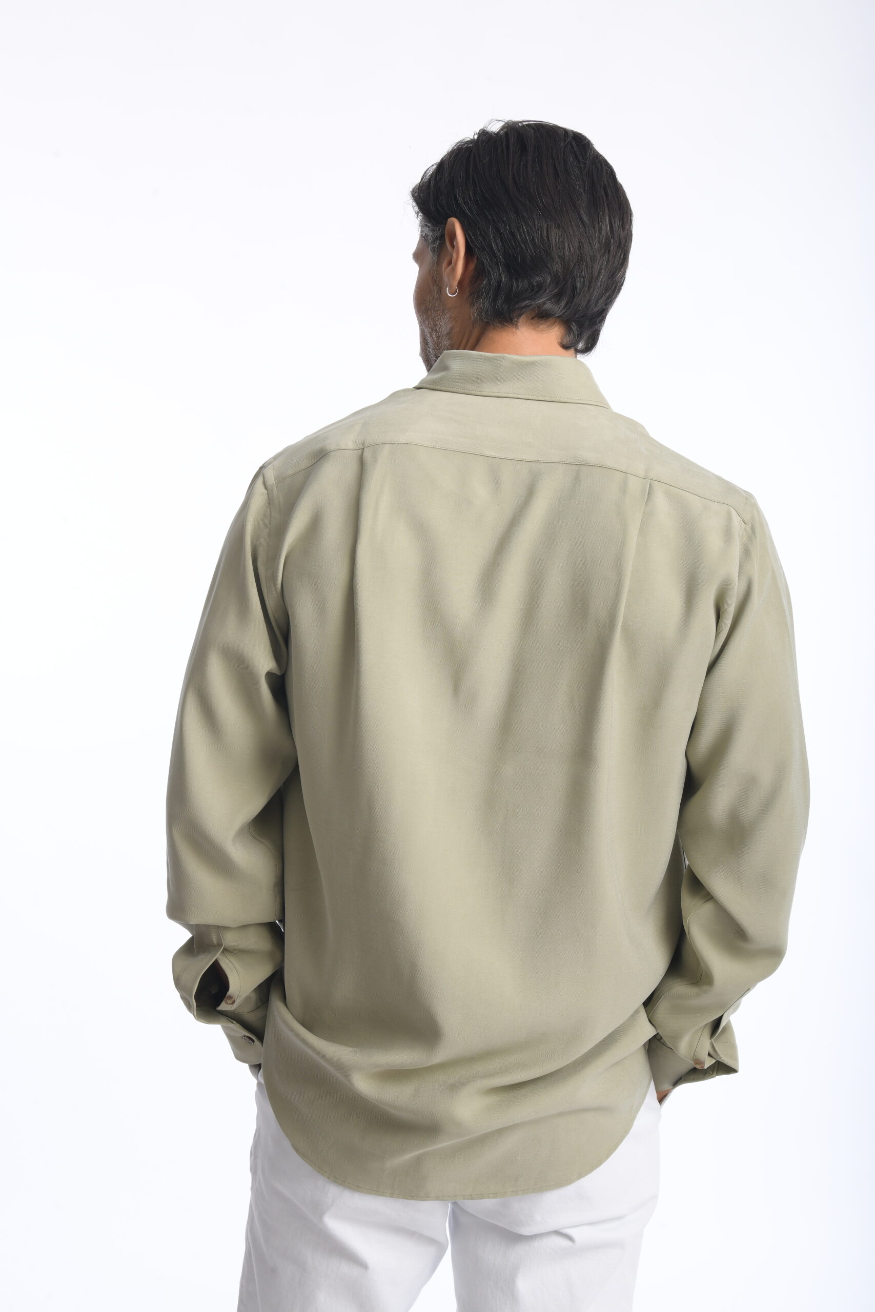 Camisa Cefiro Oliva - Imagen 2