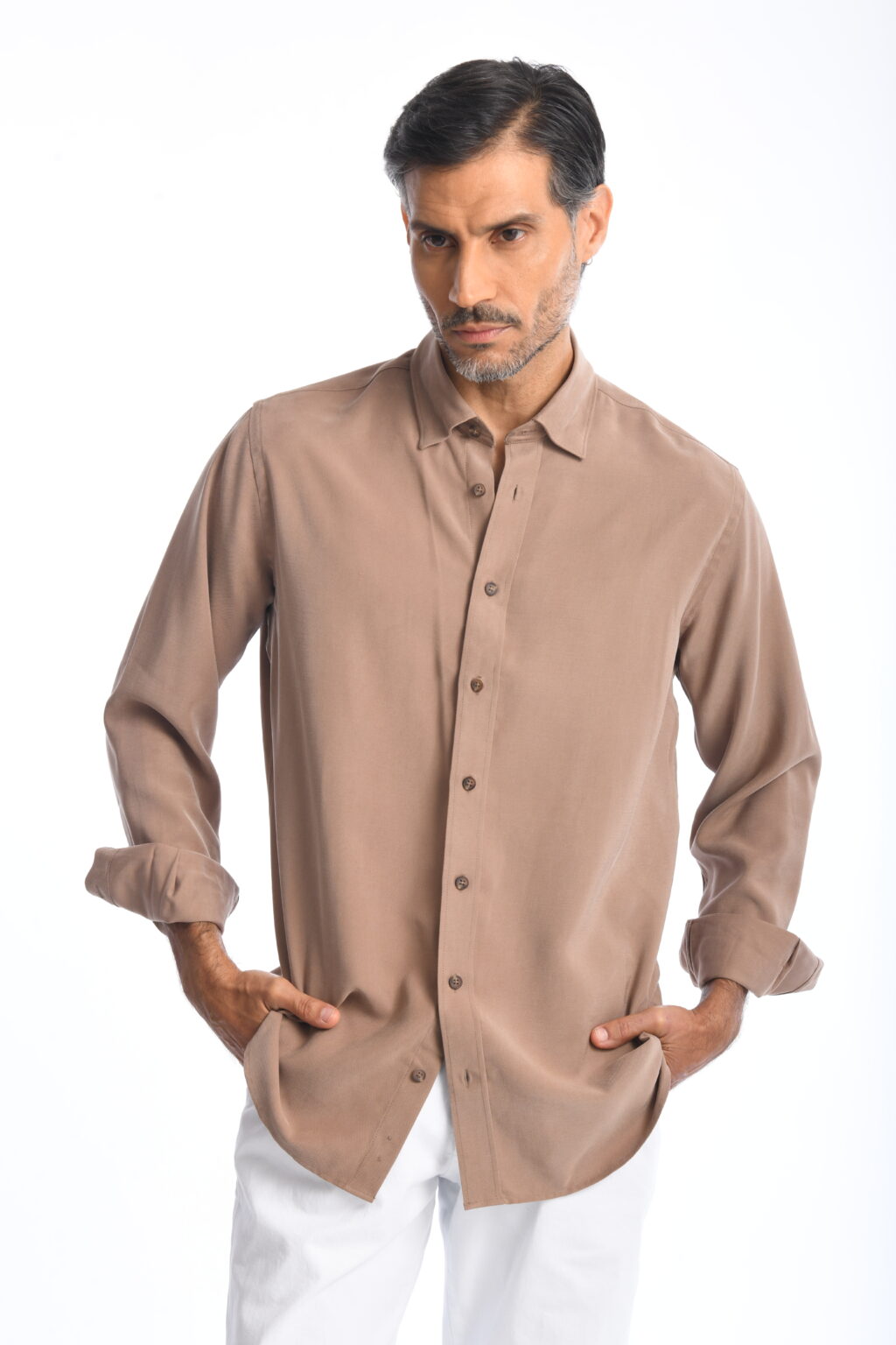 Camisa Cefiro Taupe