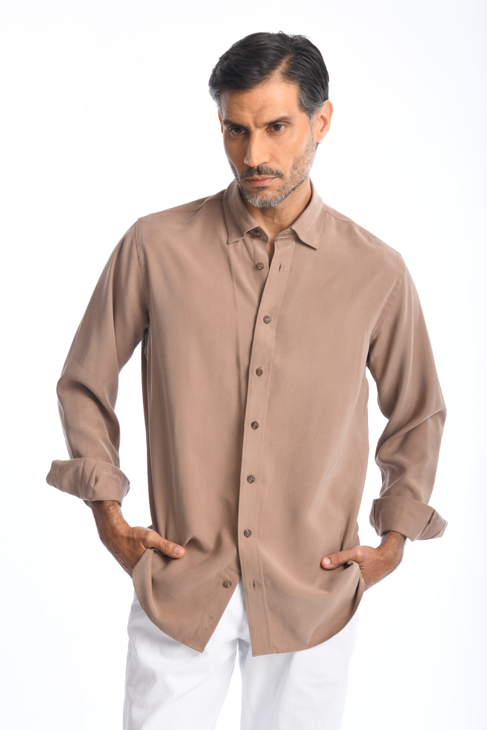 Camisa Cefiro Taupe