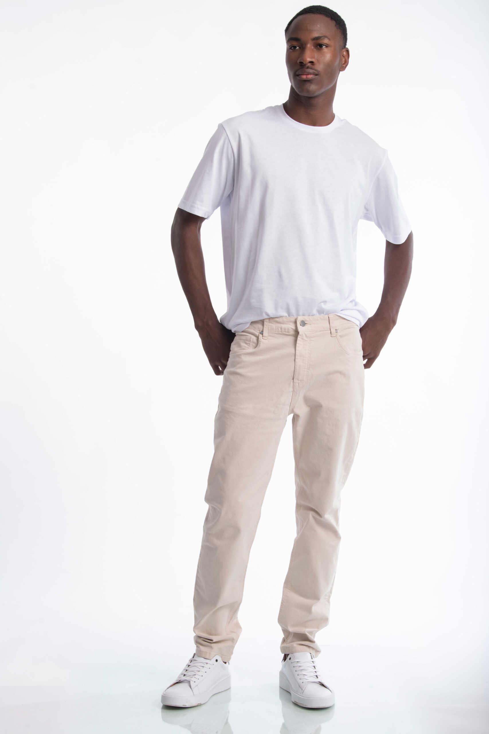 Pantalón Classic Dril 5 Bolsillos Tiza