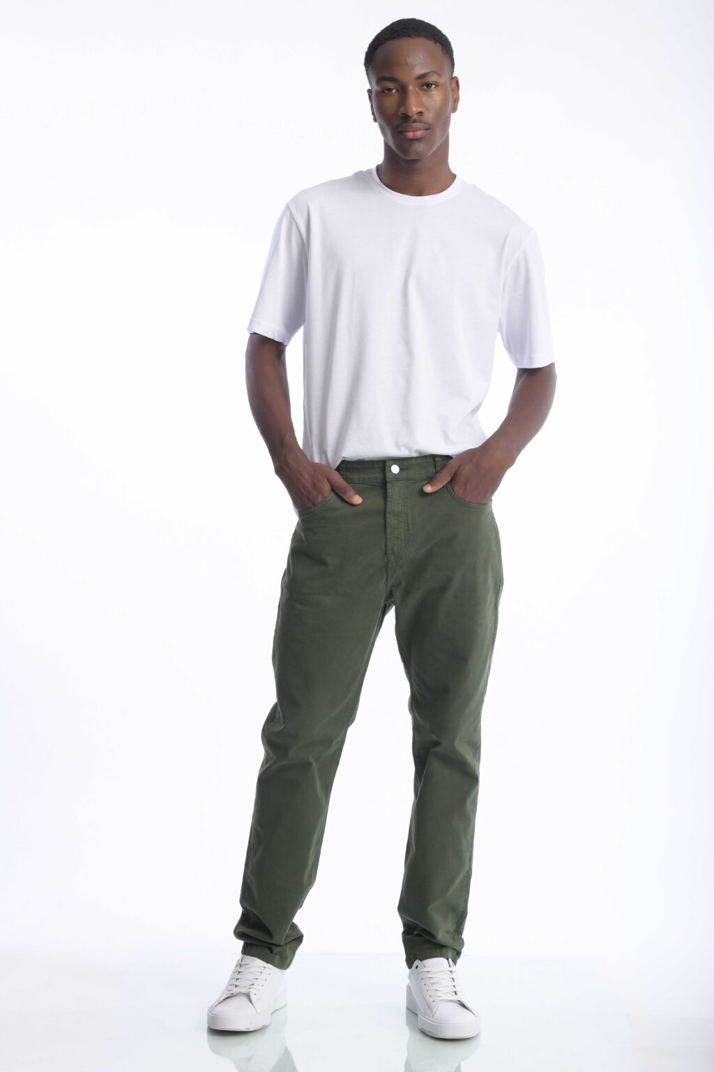 Pantalón Classic Dril 5 Bolsillos Verde Militar