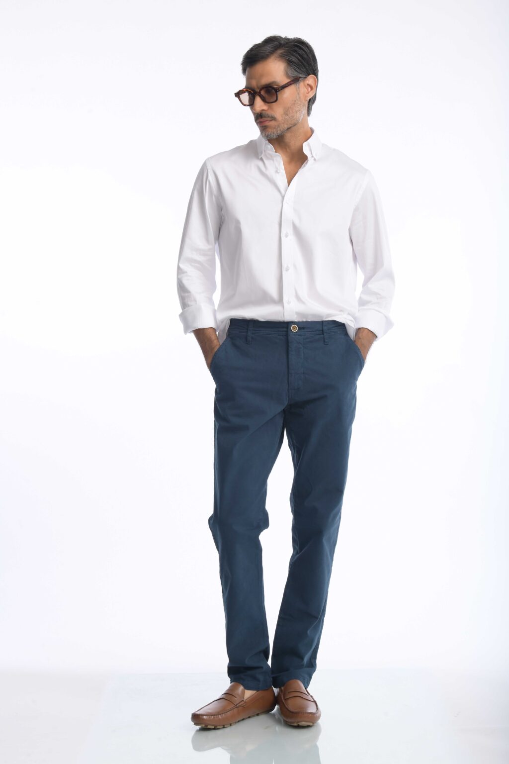 Pantalón Chino Dril Azul Marino