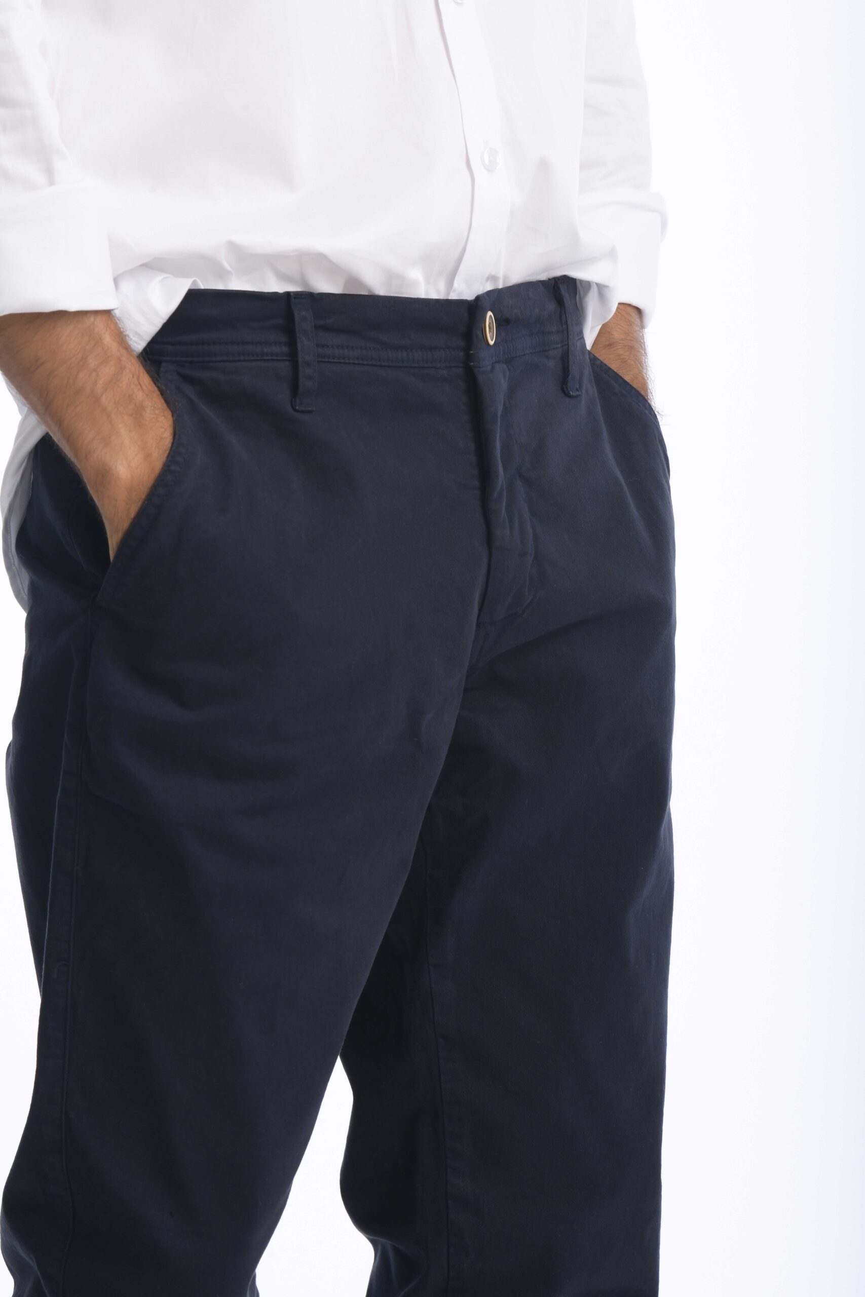 Pantalón Chino Dril Azul Petroleo - Imagen 7