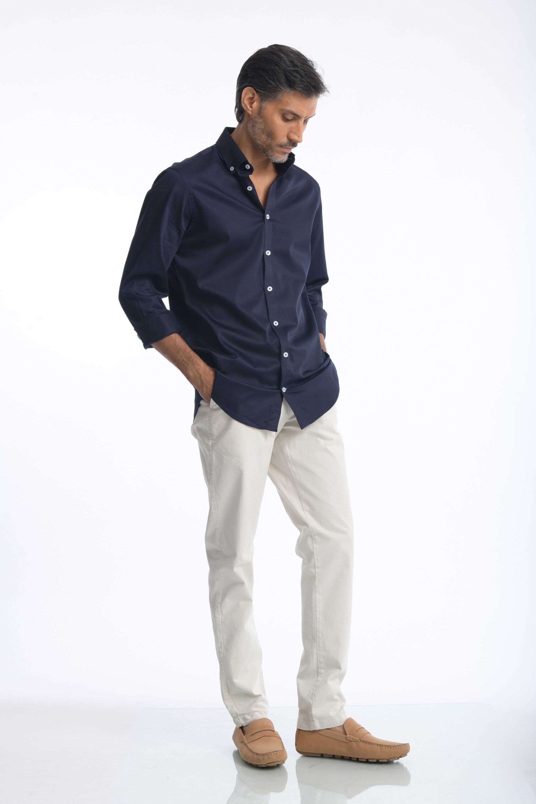Pantalón Chino Dril Crema