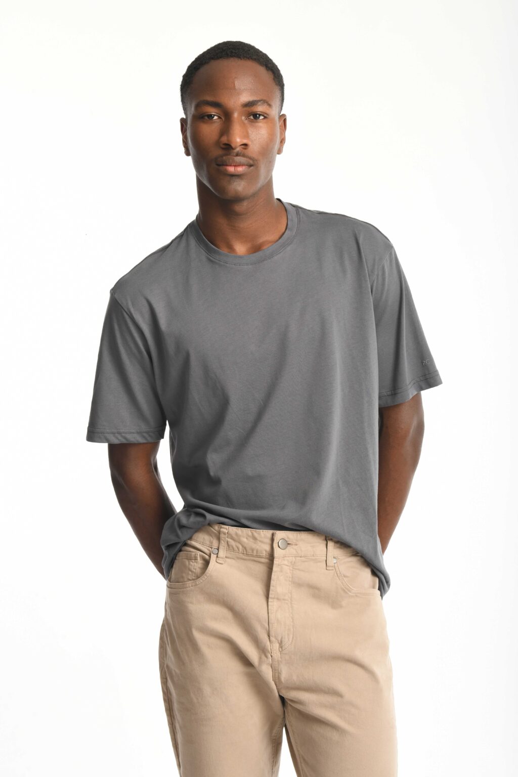 Camiseta 100% Algodón Pima Gris