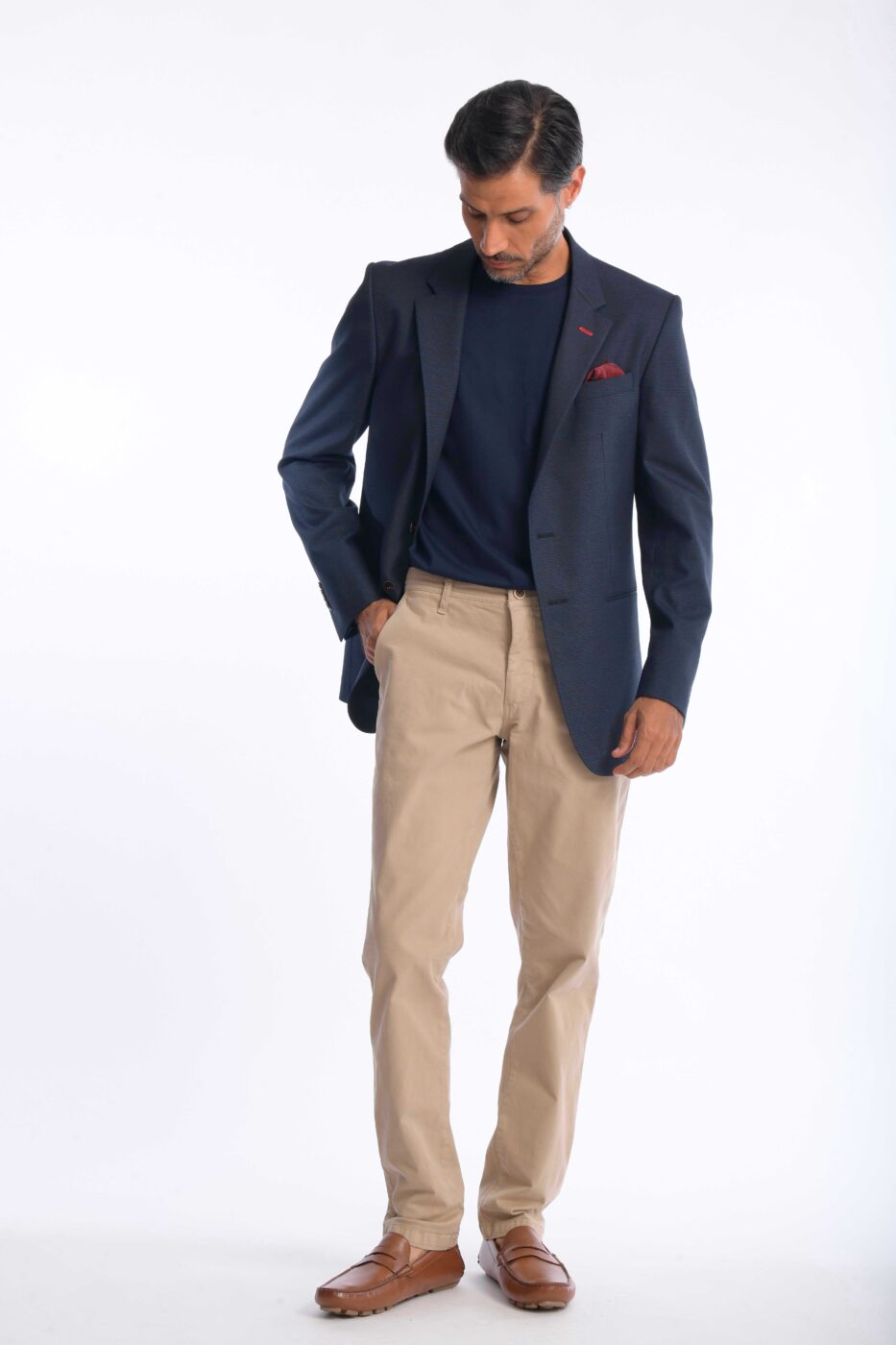 Blazer Rafael Cure Smart Tech, antiarrugas y elástico. Cómodo, ligero y sin plancha, ideal para looks modernos.