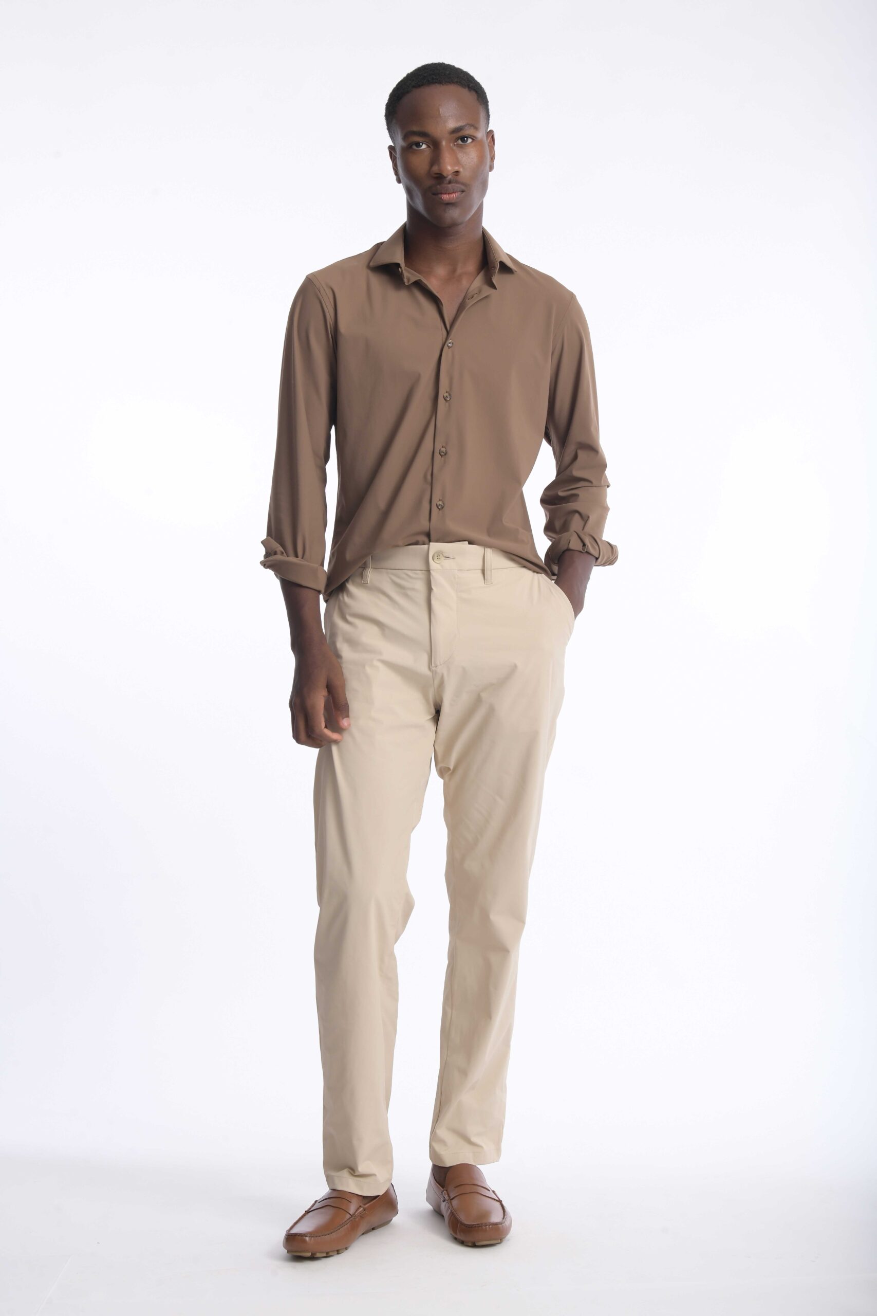 Pantalón Rafael Cure Smart Tech, antiarrugas, stretch y sin plancha. Secado rápido, cómodo y con bolsillos funcionales.