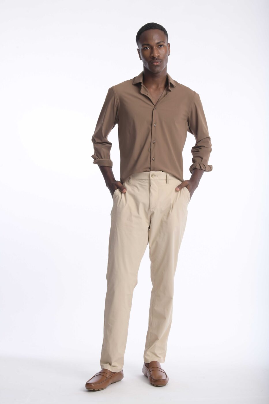 Pantalón Rafael Cure Smart Tech, antiarrugas, stretch y sin plancha. Secado rápido, cómodo y con bolsillos funcionales.