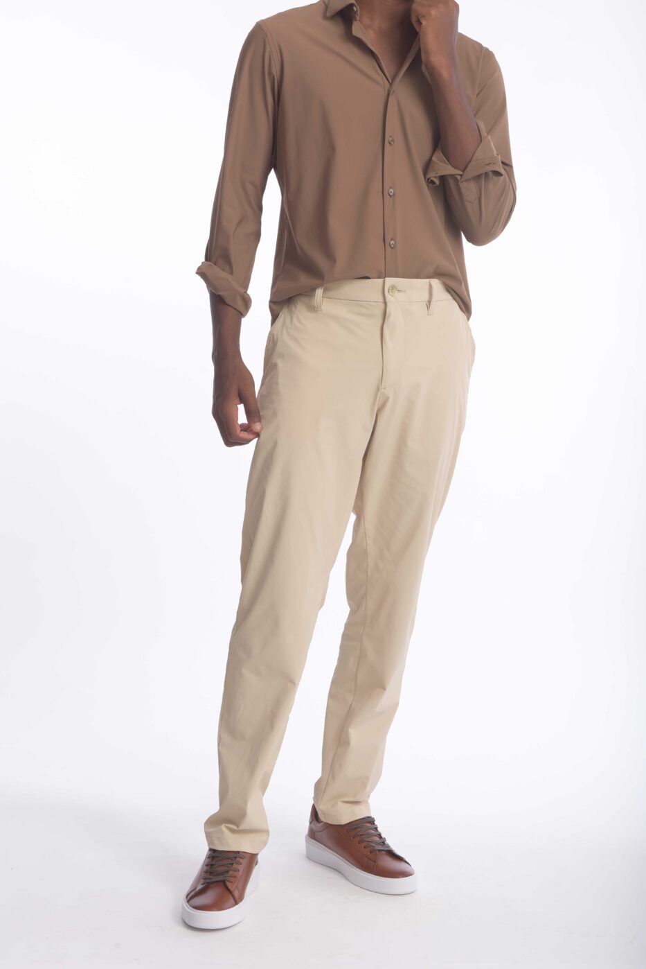 Pantalón Rafael Cure Smart Tech, antiarrugas, stretch y sin plancha. Secado rápido, cómodo y con bolsillos funcionales.