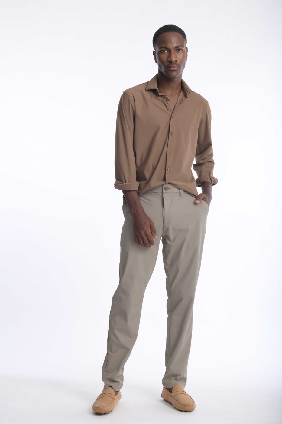 Pantalón Rafael Cure Smart Tech, antiarrugas, stretch y sin plancha. Secado rápido, cómodo y con bolsillos funcionales.