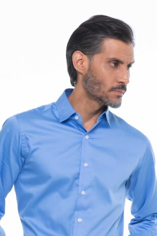Camisa Hombre 100% Algodón Classic Fit Button Under